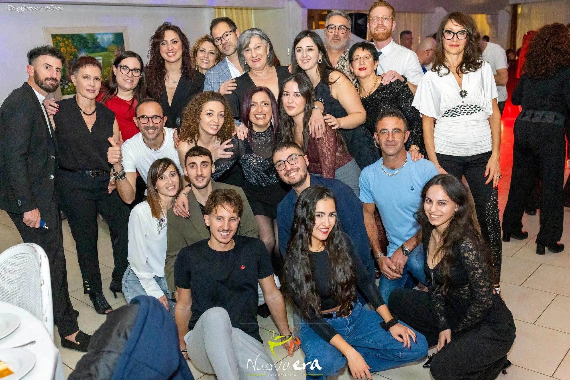 Foto di gruppo degli allievi della scuola